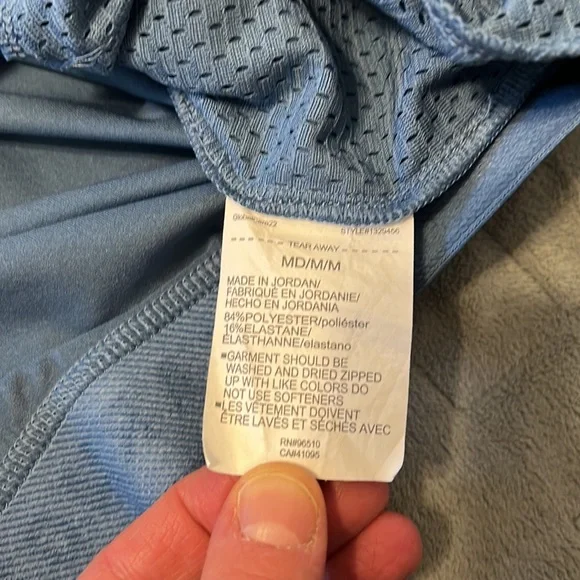 Under Armour Track Jacket, Running, Bomber Jacket, Polyester, Blue, Size M - Picture 8 of 8